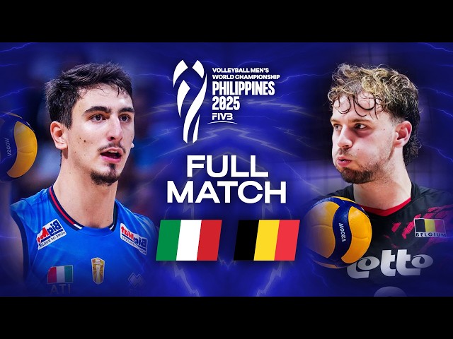 Italy 🇮🇹 vs. Belgium 🇧🇪 | Full Match | World Championship 2025 - Men