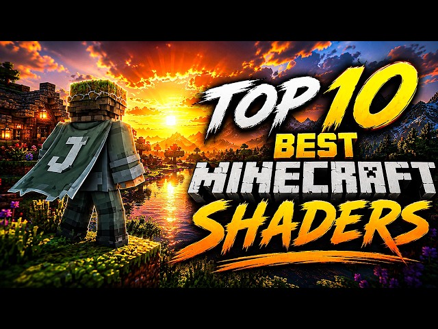 TOP 10 BEST Minecraft Shaders for ANY PC (Potato to NASA PC)