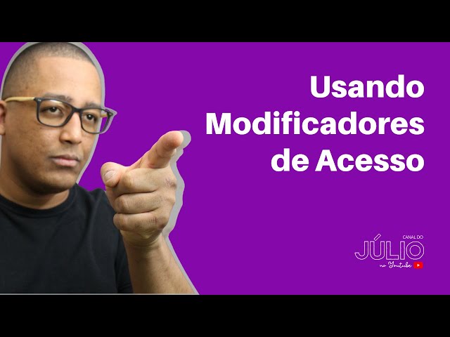 Using access modifiers