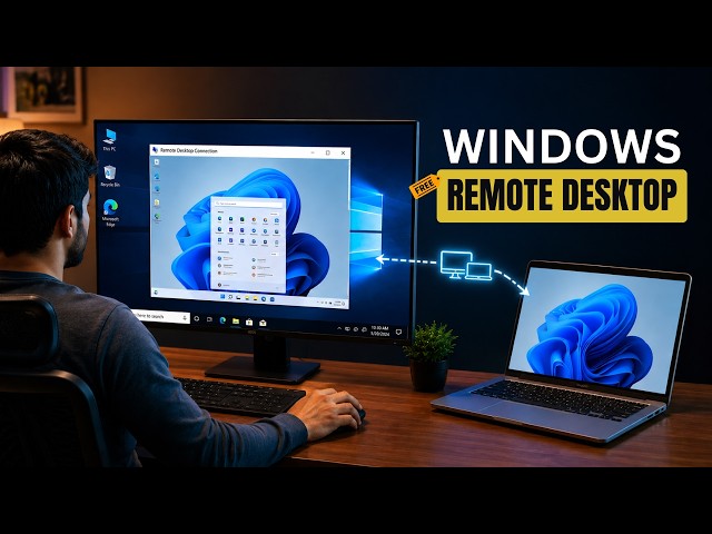 How to Remotely Access Another PC/laptop | Windows Remote Desktop Guide