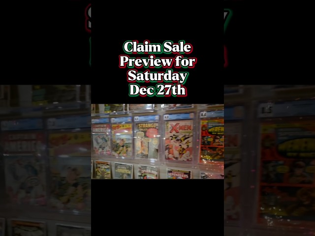 Preview for our Claim Sale on Dec 27th. Merry Christmas!