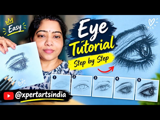 Eye tutorial step by step Part 12