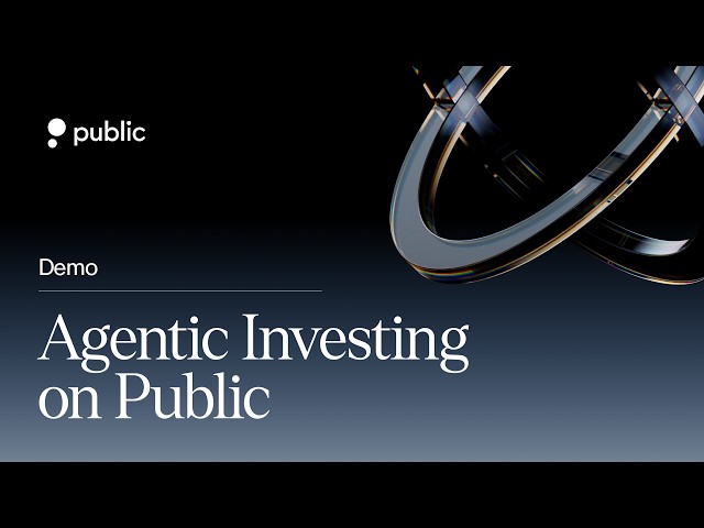 Agentic Investing on Public: AI Agents, MCP, and the Trading API