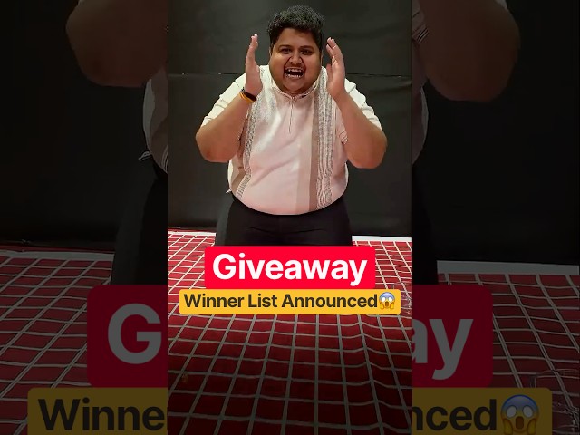 Giveaway Winners π₯