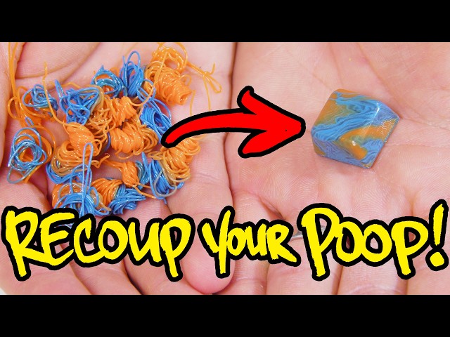 Turn 3D Printing Waste into FREE PROJECTS!