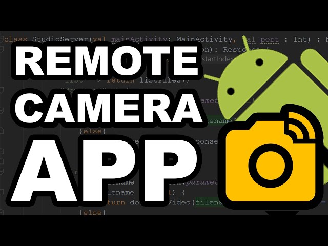 Building a Remote Camera App on Android - How to Fork Open Camera and use NanoHTTPD
