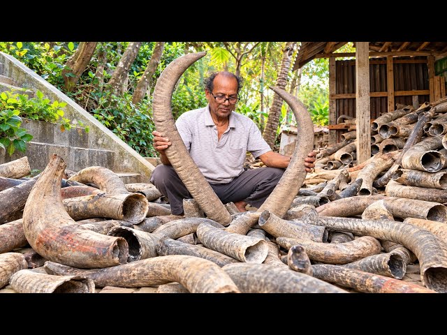 Amazing Animal Horn Spoon Making Process | How Quality Spoons Are Made
