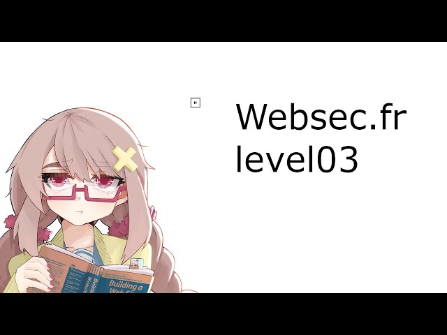 Websec.fr - level03