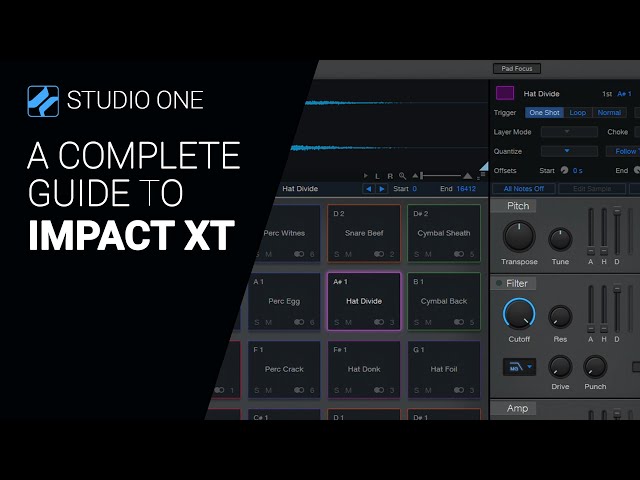 A guide to IMPACT XT from Studio One 6  - complete walkthrough tutorial