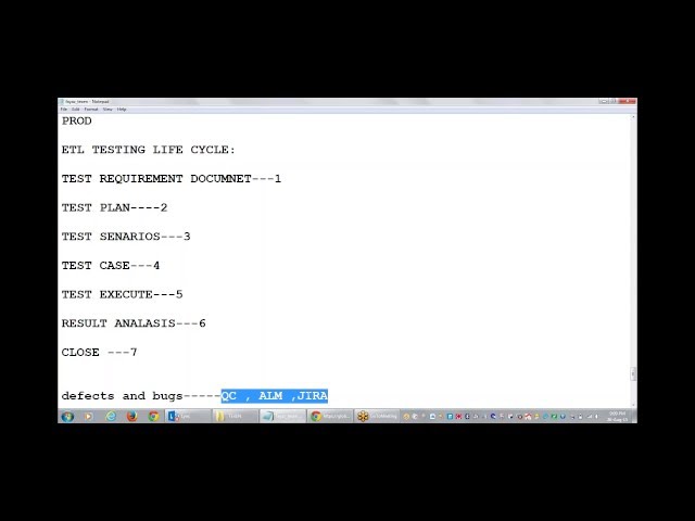 DWH TESTING or ETL TESTING