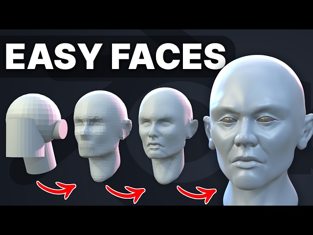 A Simple Way to Sculpt Better Faces in Blender 5
