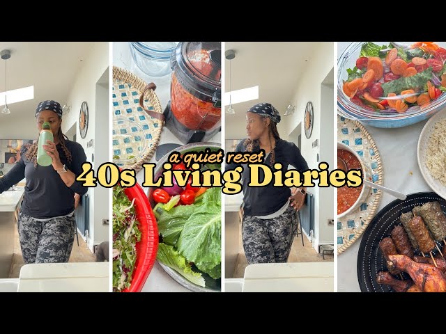 40s Living | A Rainy Day, A Quiet Reset | Sewing & Gratitude in Motion