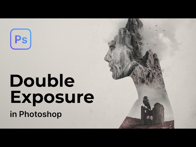 Double exposure photo editing in Photoshop