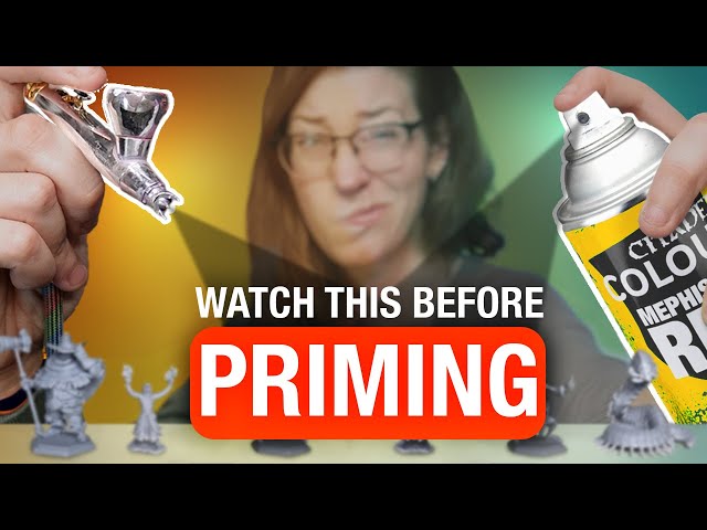 The ONLY Priming & Base Coating Guide You’ll Ever Need for Miniature Painting