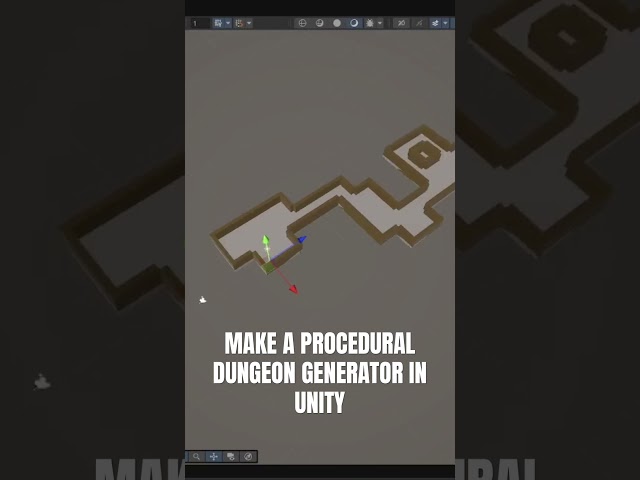 Make a simple dungeon generator in Unity. #gamedevelopment #unity3d #gameprogramming #unitydev