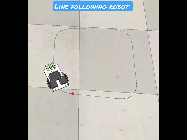 Line Following Robot #shorts