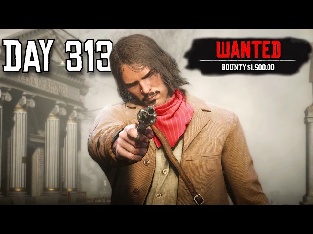 I Spent 1 YEAR As The Most WANTED Man In REALISTIC RDR2!