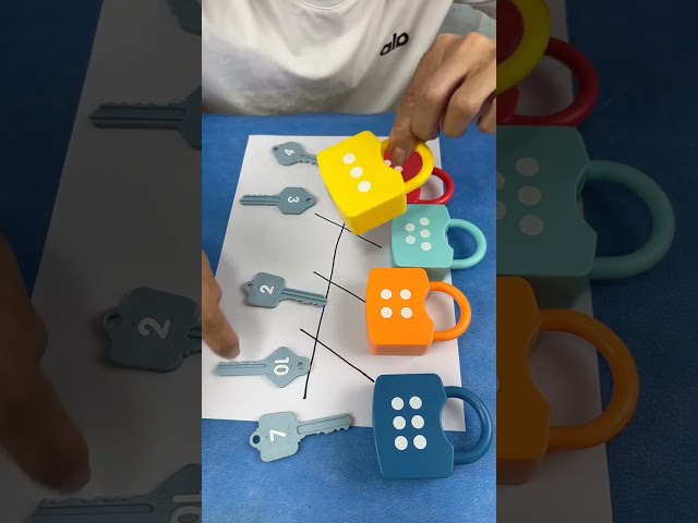 Look Sonu, this key is for the red lock and this key is for the sky blue lock.#short