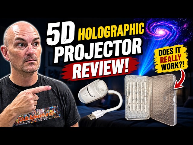 5D Holographic Projector Review — Does It Look ANYTHING Like the Ad? #HologramProjector #scamads