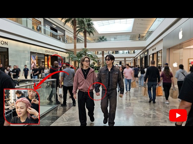 UPDATE TERBARU! 🚨BTS Jimin & Jungkook Spotted Holding Hands in LA Mall?! 😱💈💇‍♂️💜