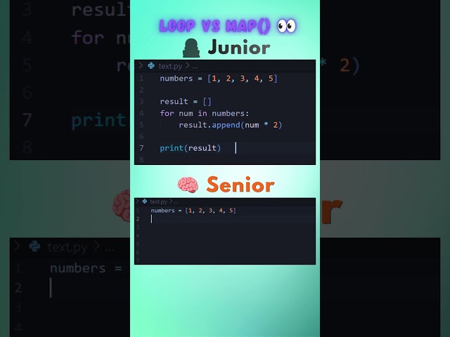 Stop Writing This Loop?👀| Python map() Explained #python #coding #learnpython #pythonmastery #shorts