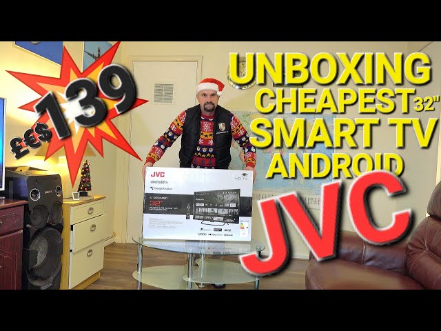 UNBOXING CHEAPEST 32" SMART ANDROID TV - JVC LT32CA690
