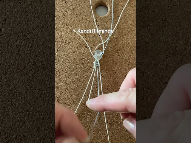 İnce Makrome Bileklik | Macrame Bracelet Tutorial #macrame