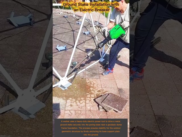 How to Anchor a Geodesic Dome: Fast Ground Stake Installation