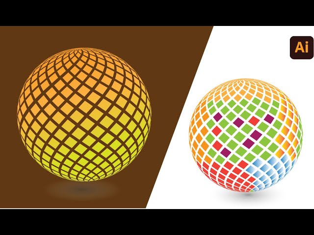 Easy 3D Illustration Design for Beginners, adobe illustrator tutorial in bangla,