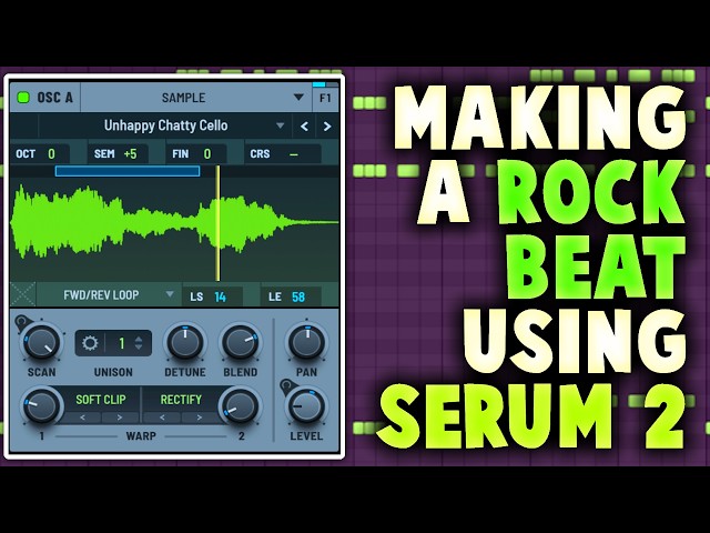 MAKING A ROCK BEAT USING SERUM 2 (FL Studio)