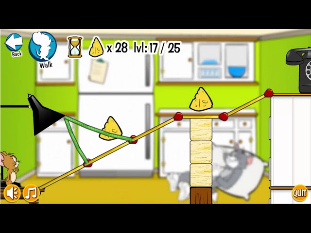 TOM AND JERRY RIG A BRIDGE GAME #12 - Tom & Jerry cartoon game for kids - Fun game kid