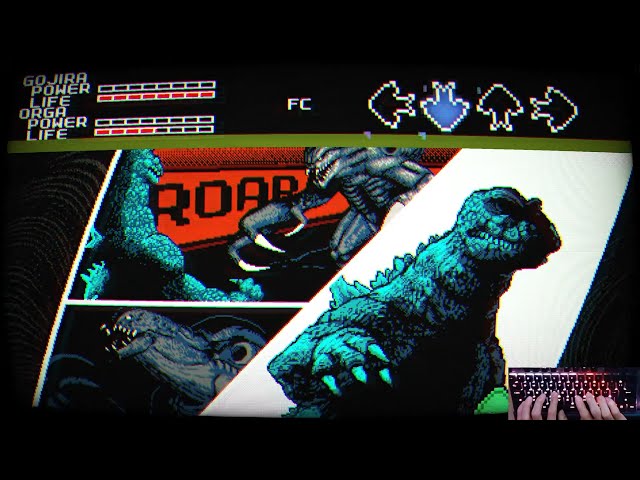 FNF Friday Night Monster of Monsters: TRANCE Attack Godzilla Orga - Dissociative (FC) (4k)