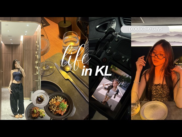 my life in KL ♡ productive days in my life: photoshoot days, events, redbull afterparty, yummy food