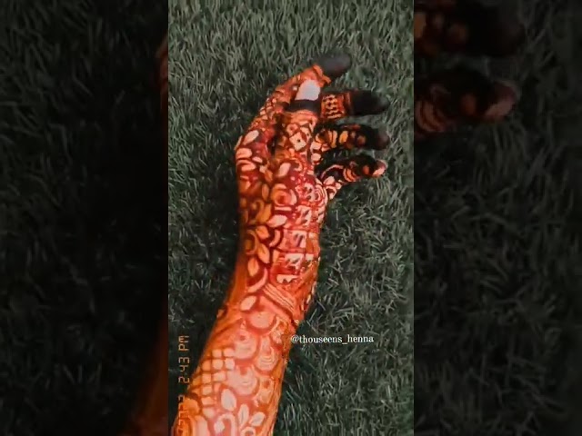 obsessed with my engagement henna and henna Stain ❤️ #myengagementhenna💍
