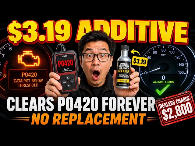 P0420 Code Is NOT Always a Bad Converter - This $3.19 Bottle Clears Carbon