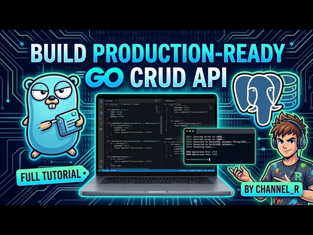 Go CRUD API with PostgreSQL | Complete Backend Project Demo