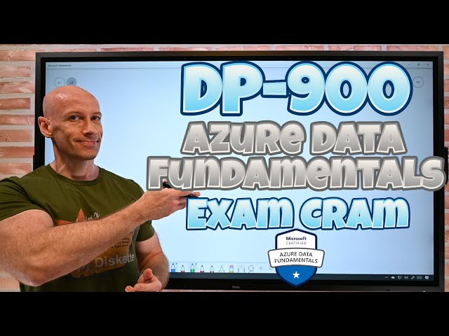 RETIRED - NEW VERSION IN DESCRIPTION - DP-900 Azure Data Fundamentals Exam Cram Whiteboard Video