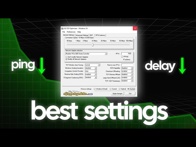 TCP Optimizer - BEST Settings for Lower Ping and Delay! (2026)