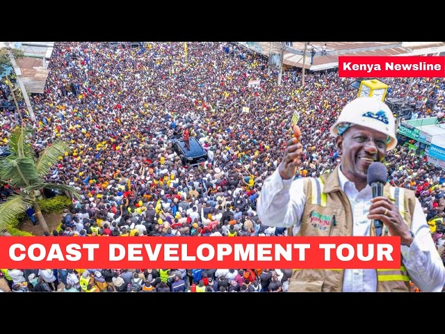 Live: President Ruto STROMS Taita Taveta County for Inspection, Launch of Development Projects