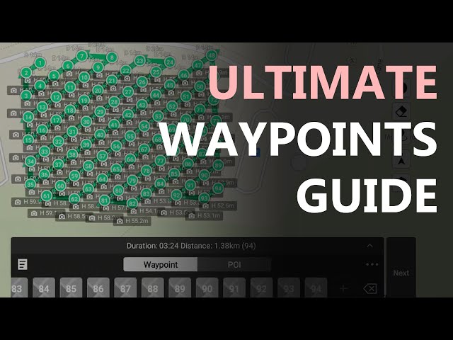 DJI Waypoints for 3D Mapping, Orthomoasiacs, and Photogrammetry Guide