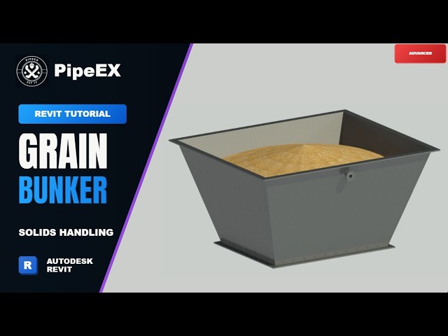 Revit Tutorial: Equipment Modeling - Grain Bunker