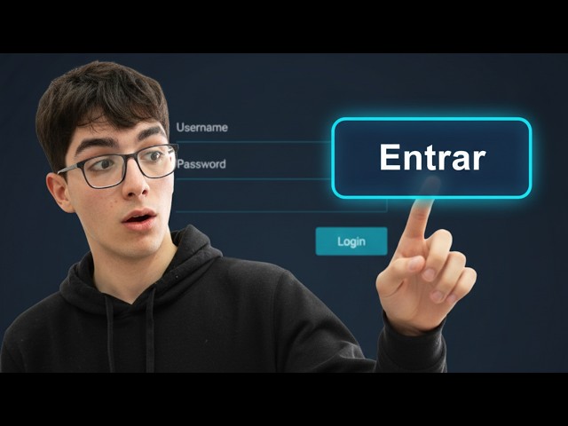 What happens when you click "ENTER"? The hidden login process