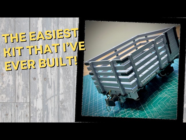 I LOVED Building This 16mm Wagon kit for my Garden Railway!