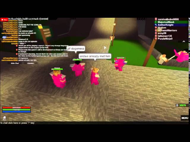 Legacy RPG Part 3(Closed Alpha)-The Server Only Admin and the Creator !!