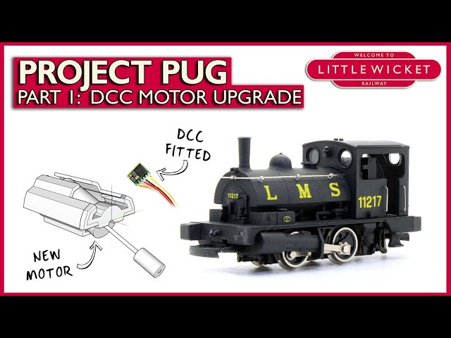 Project Pug - Part 1: Fitting a Coreless Motor with DCC Control