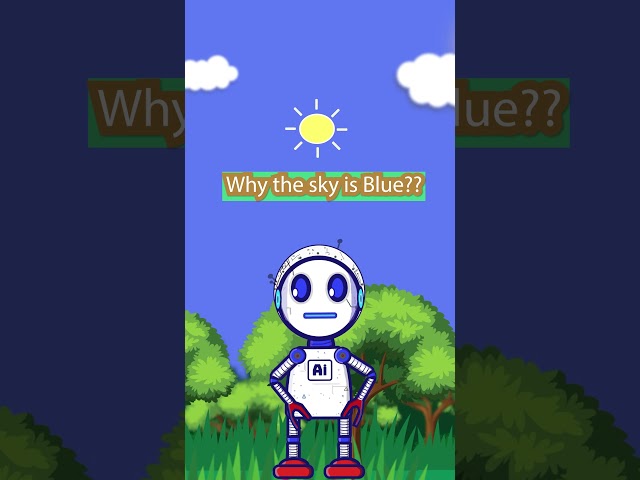 Fun Facts with Aizmo Ep. 2 ☁️🔵 | Why Is the Sky Blue?! 🤯 #shorts