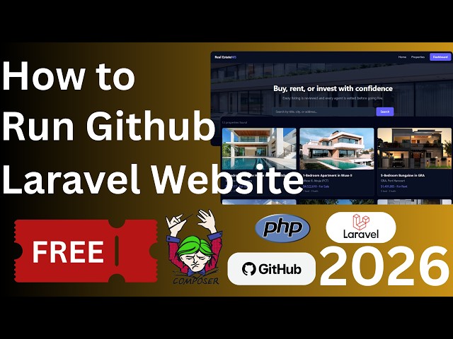 How to Run a Laravel Project from GitHub (2026) | Step-by-Step