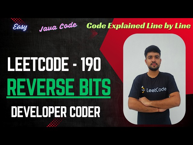 Reverse Bits | LeetCode 190 | Java Code | Developer Coder