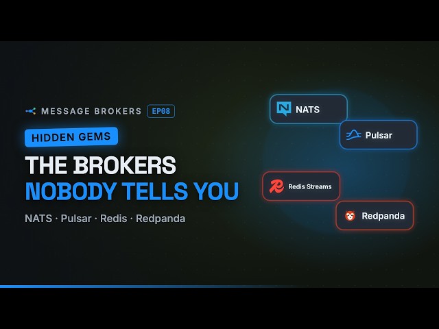 The Message Brokers Nobody Tells You About — NATS, Pulsar, Redis, Redpanda