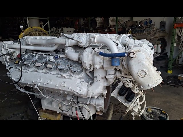 MAN D2842 LE 409, Marine Diesel Engine, V-12 1500 HP @ 2300 RPM